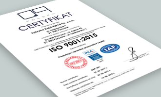 Certyfikat ISO 9001:2015